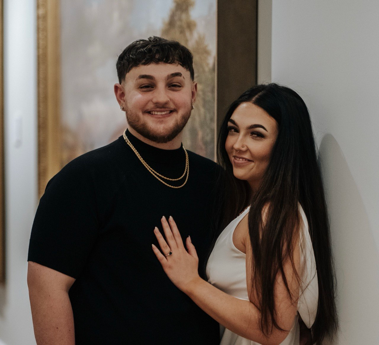 Dominic with his wife